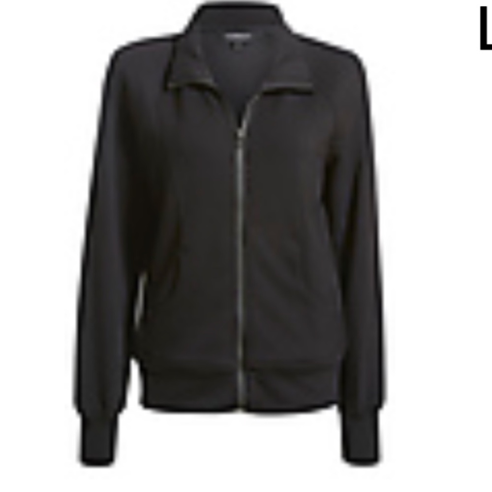 NWOT Liverpool Women’s Black Zipper Front Seamed Jacket - Size Small